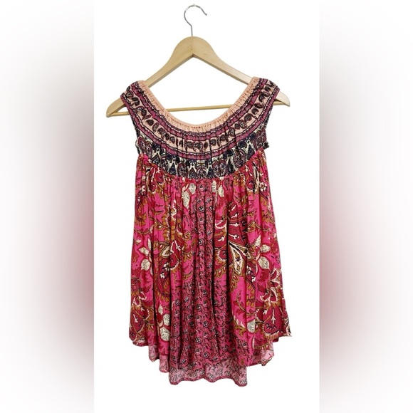 Free People Bali Mariposa Slip Mini Dress XS NWT - Picture 4 of 6